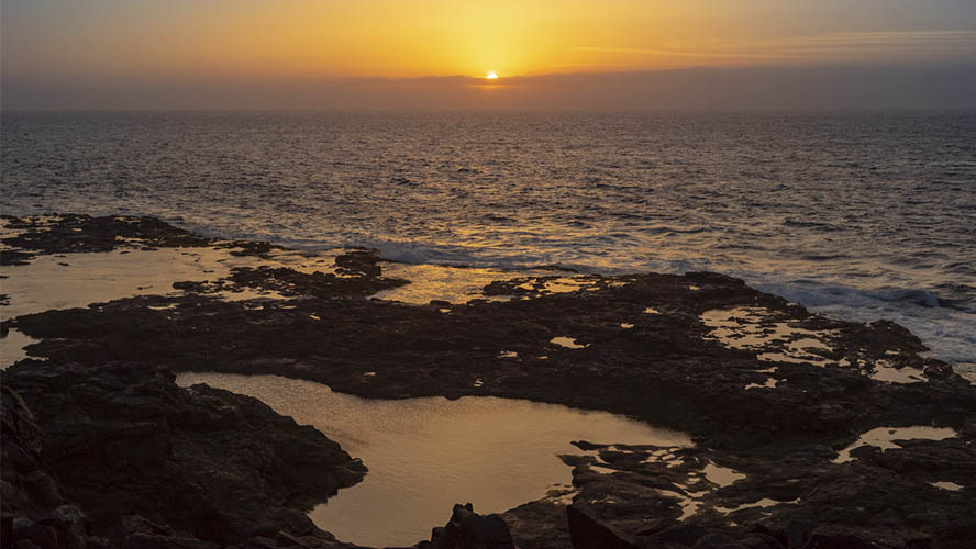 Puesta de sol Charcones, Lanzarote