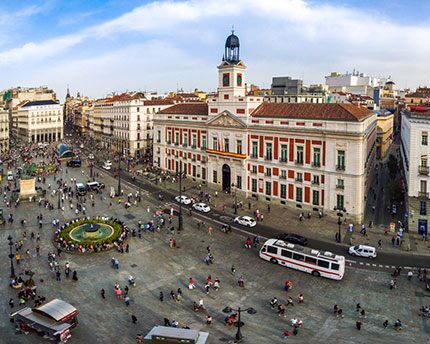 La Puerta del Sol, el kilómetro 0 de Madrid
