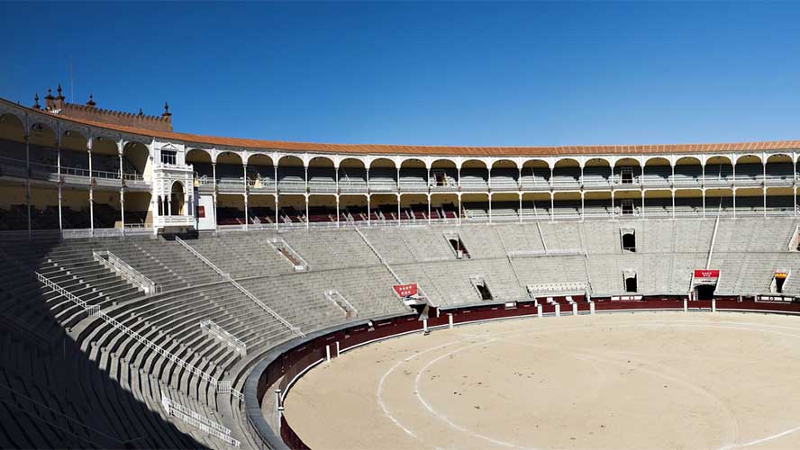 Interior de la Plaza de toros de las Ventas