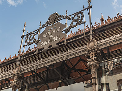 Entrada principal de El Mercado de San Miguel