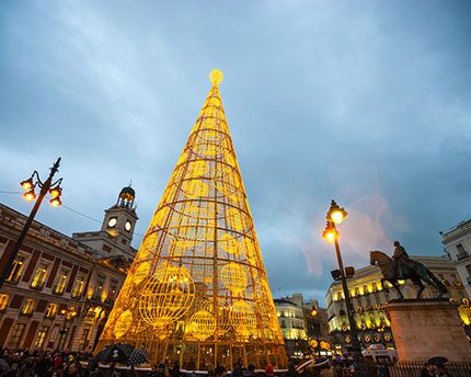 Madrid at Christmas, fun and lights