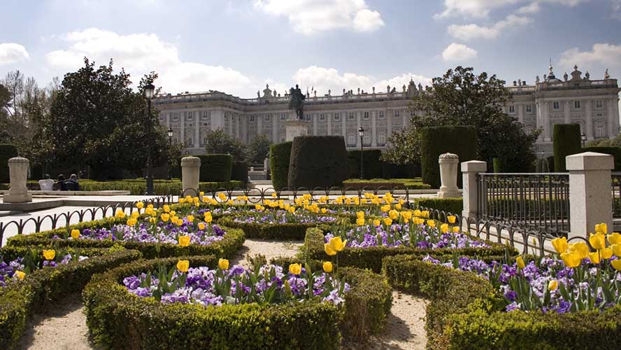 Palacio Real desde la plaza de Oriente