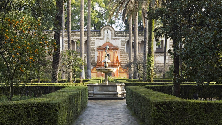 Jardines del Alcázar de Sevilla