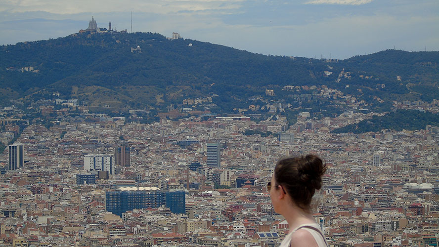 Vistas desde el Castillo de Montjuic