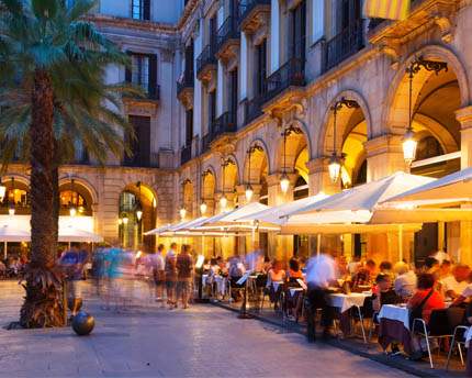 Comer en Barcelona, con los cinco sentidos