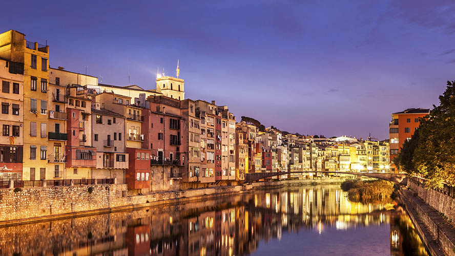 Noche en Girona