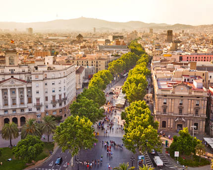 La Rambla, el paseo más emblemático de Barcelona