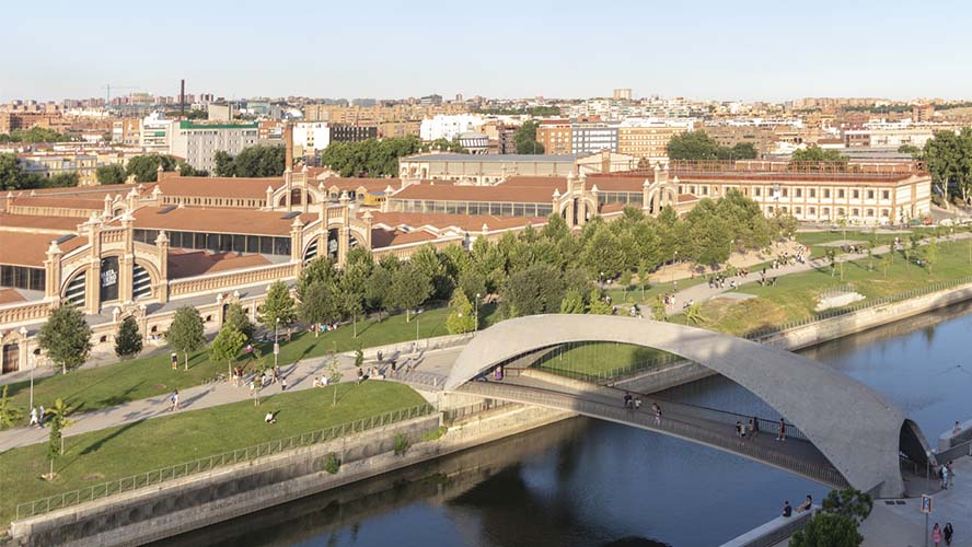 Vista del Matadero, Madrid Río