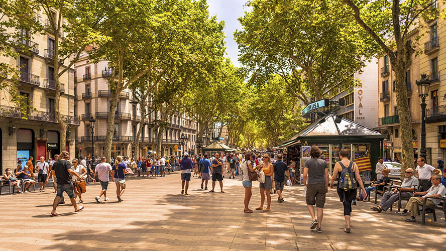 Las Ramblas de Barcelona