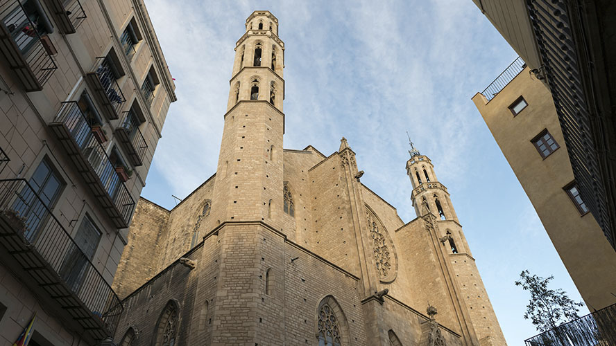 Fachada de Santa María del Mar