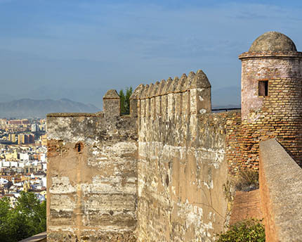 El castillo de Gibralfaro, el gran mirador de Málaga