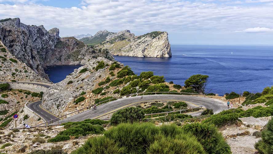 Carretera camino a Cap Formentor