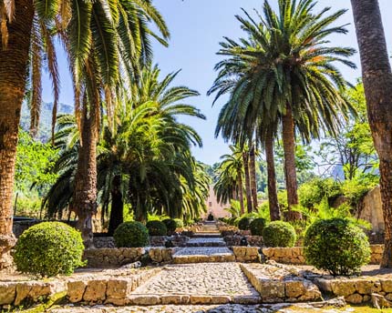 Los jardines árabes y mágicos de Alfabia