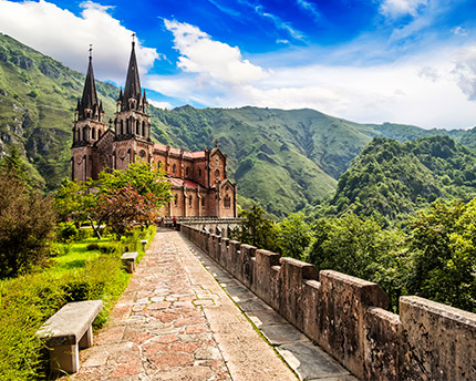 Covadonga basilica and sanctuary, the spiritual heart of Asturias