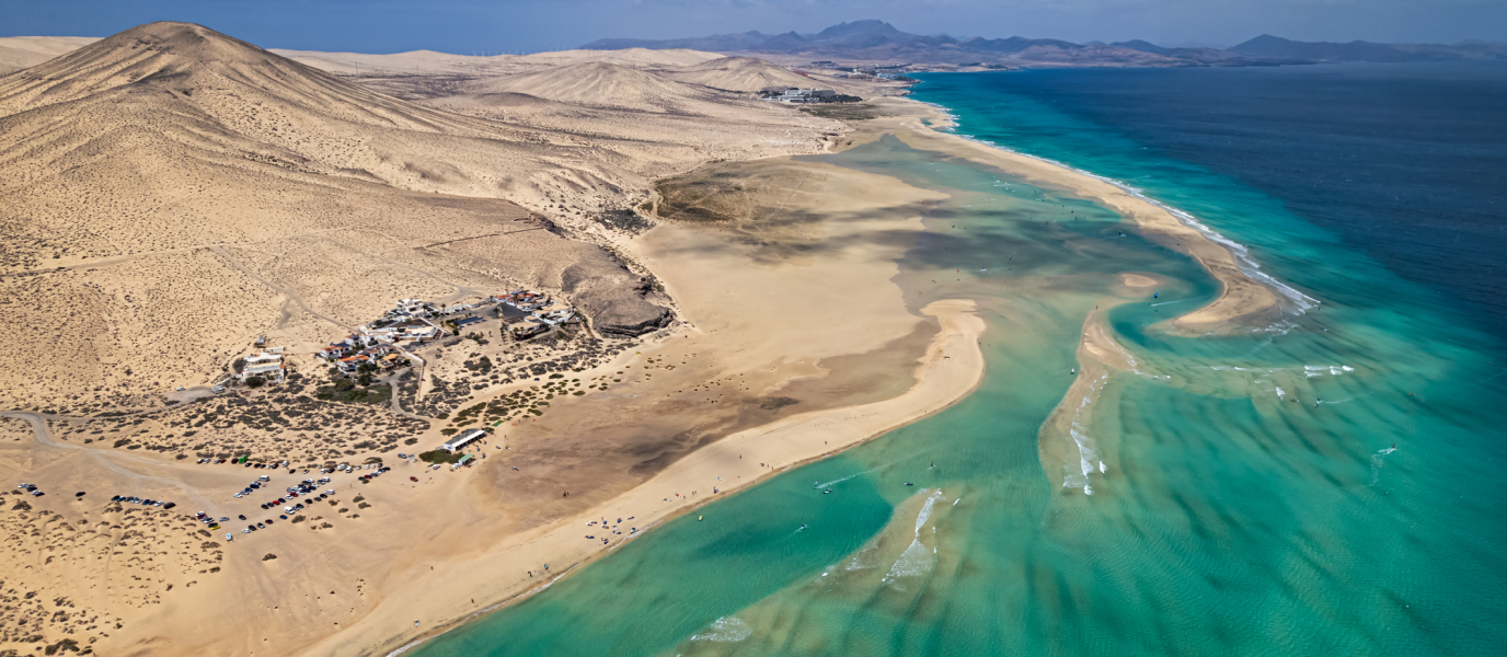 Playa de Sotavento, la más deseada de Fuerteventura