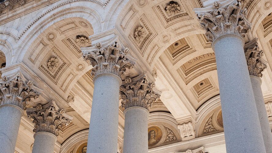 columnas basílica san Pablo, Roma.