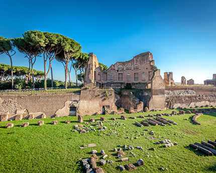 Monte Palatino, el hogar de los emperadores