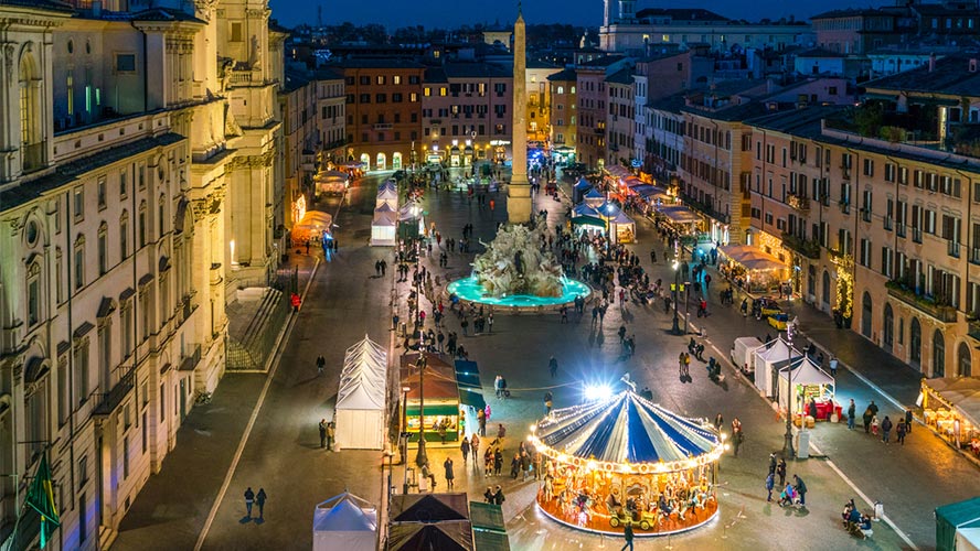 Plaza Navona, Roma