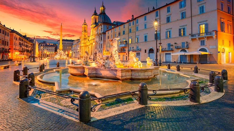 Piazza Navona noche