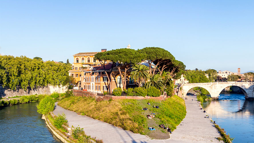 Isla Tiberina de Roma