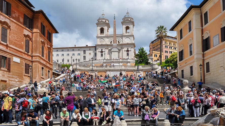 Plaza de Espña, Roma