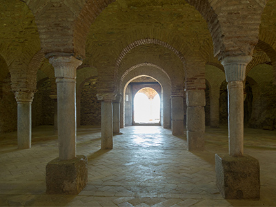 arcos de la mezquita de Almonaster