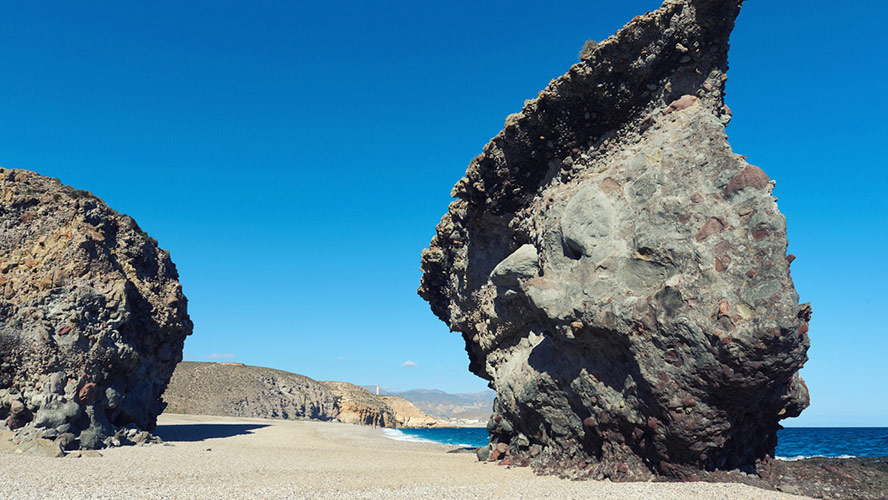 Playa de los muertos de Almería