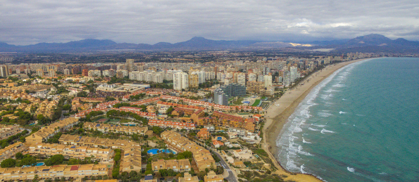 San Juan beach: six kilometres of sand