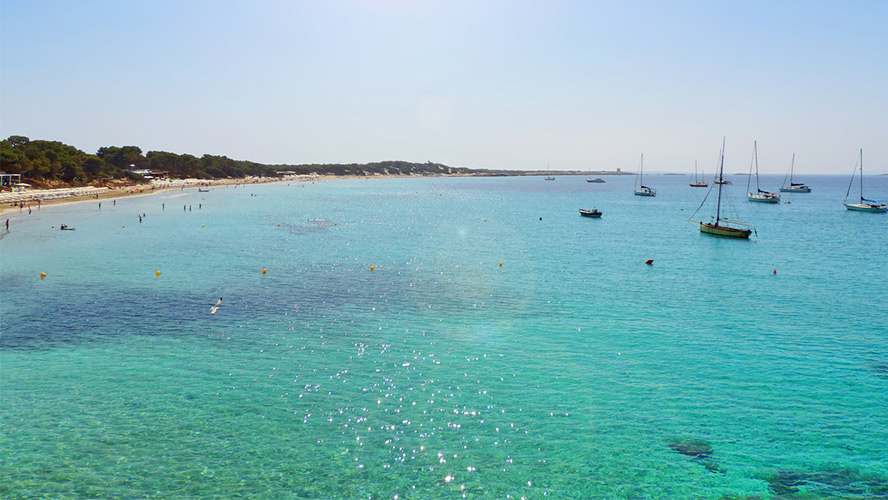 Las Salinas Ibiza  beach heaven, nature reserve & World Heritage Site