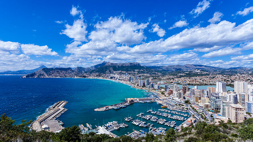 Vista aérea del Puerto de Alicante