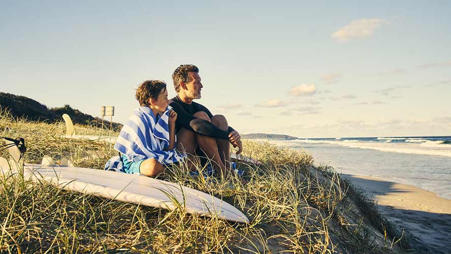 familia de surfers