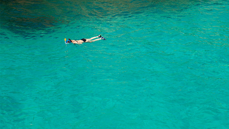 buceo en las aguas de Ibiza