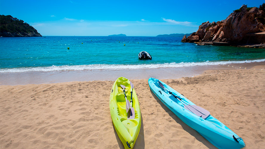 Kayaks de alquiler en Ibiza