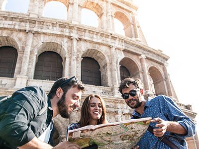 Turismo Roma con amigos