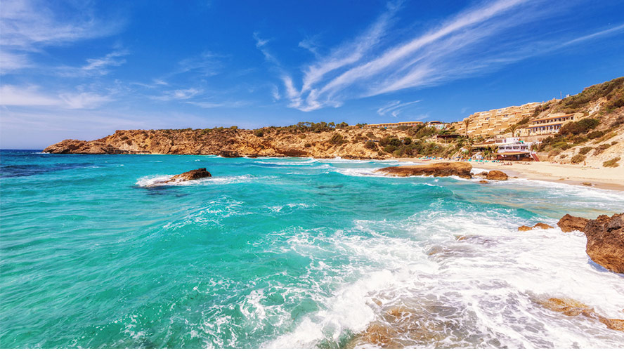 vista de Cala Tarida