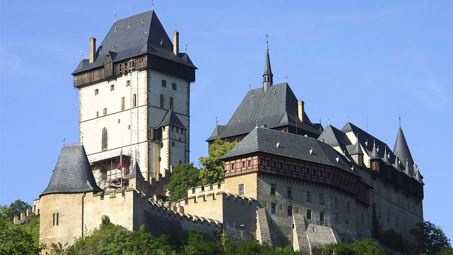 El Castillo de Karlstejn en toda su esencia