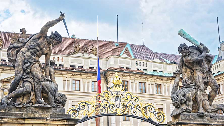 Entrada al Castillo de Praga