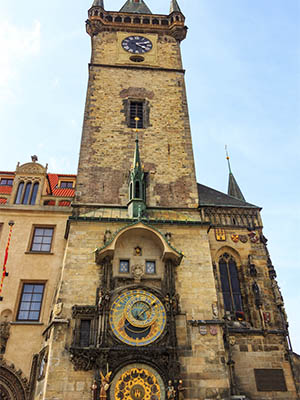 La torre del reloj de Praga