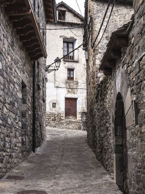 Calles en el centro de Torla