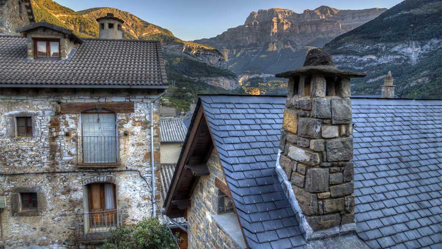 Casas tradicionales de Torla