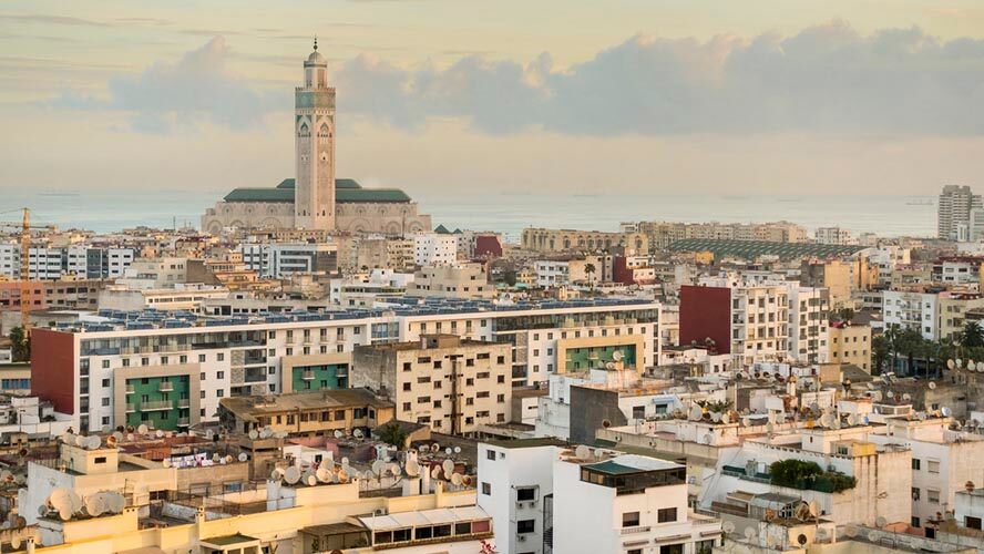 Vistas de la Medina de Casablanca