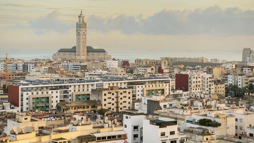 Vistas de la Medina de Casablanca