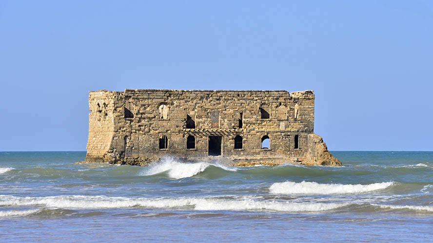 Vistas de la playa de Tarfaya