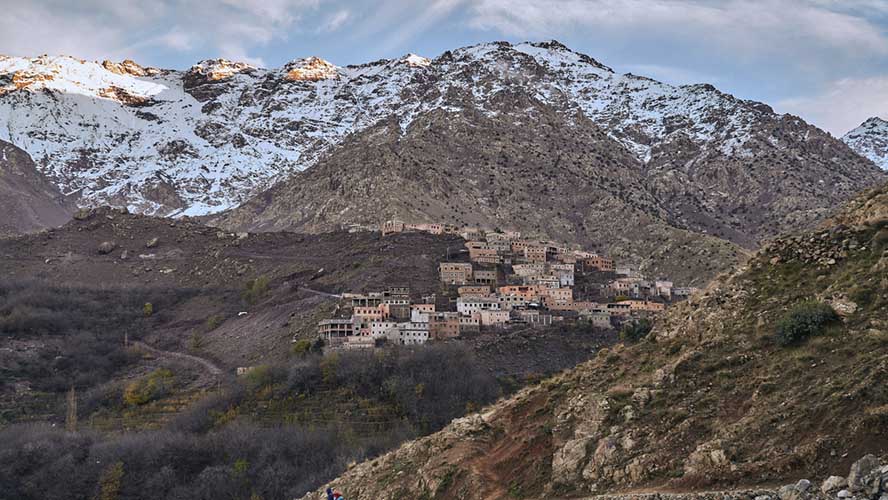 Ascenso a la cordillera del Atlas