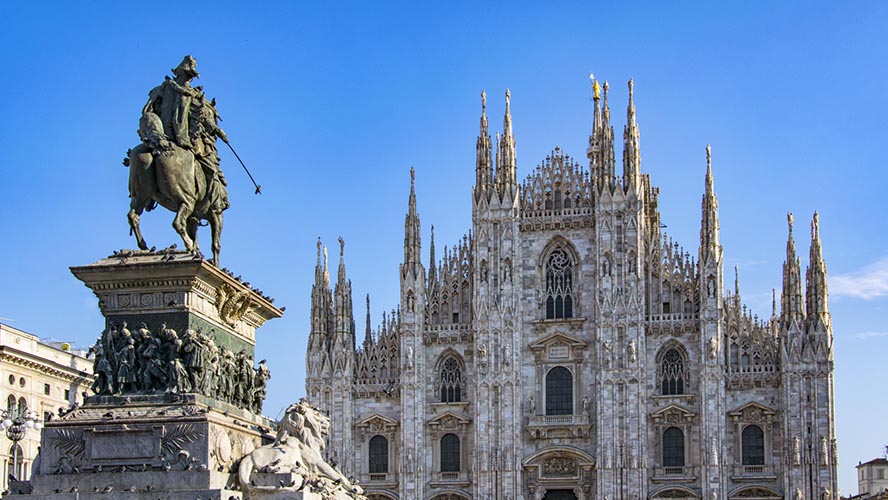 Vistas privilegiadas del Duomo de Milán