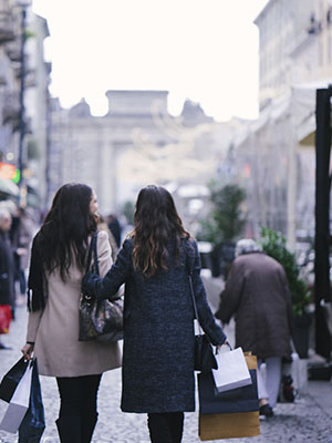 De compras en el Corso Como de Milán