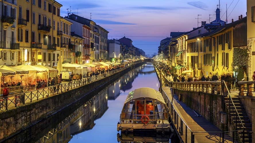 Barrio de Navigli noche