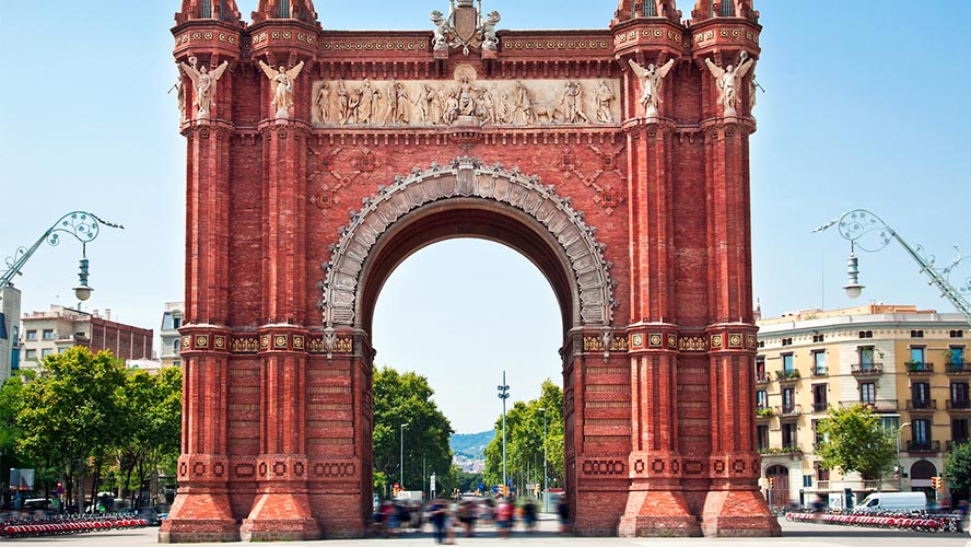 arco del triunfo barcelona