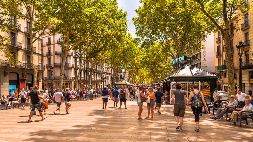 la rambla de barcelona