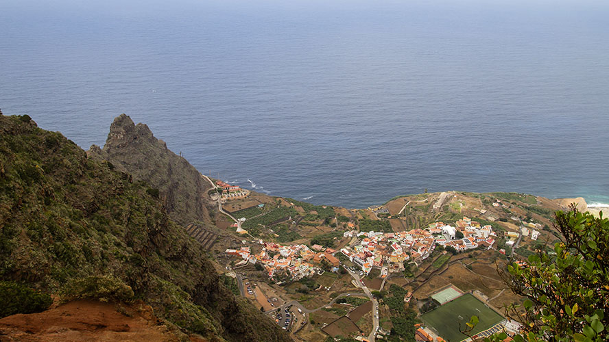 Vistas de Agulo desde el Mirador
